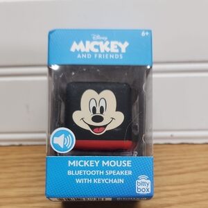 Bitty Boomers Disney Mickey Mouse Black and Red Bluetooth Speaker With Keychain